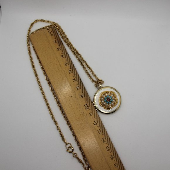 Vintage Enamel Locket - Picture 5 of 5